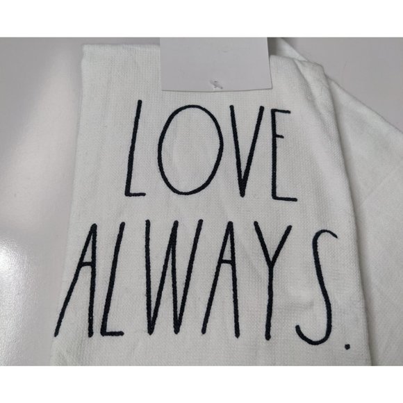Rae Dunn Love Always Kitchen Towels - Picture 4 of 6